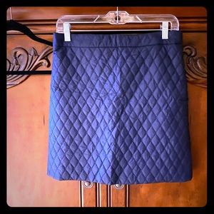 Navy blue mini skirt
